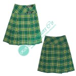 Ladies Irish National Tartan Fashion Kilt Skirt